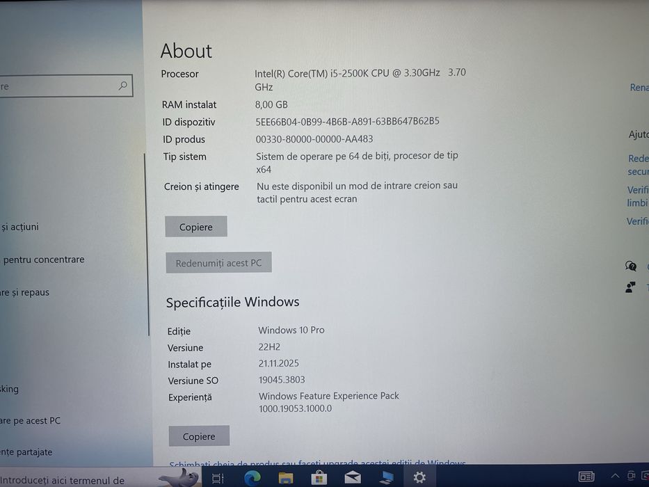 Calculator - Statie - Sistem 64x 8GB RAM DDR 3, I5-2500K
