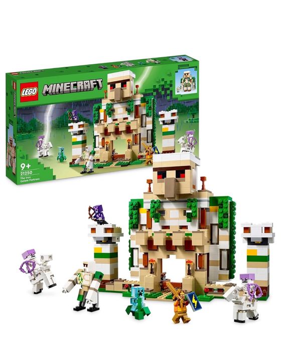 LEGO Minecraft крепост на железния голем
