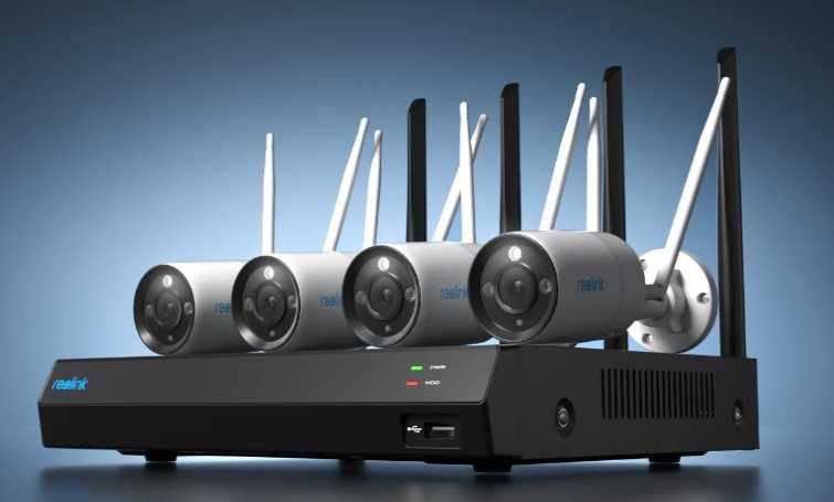 Reolink NVR с 4бр. 4k безжични камери Wifi 6 -комплект RLK12-800WB4