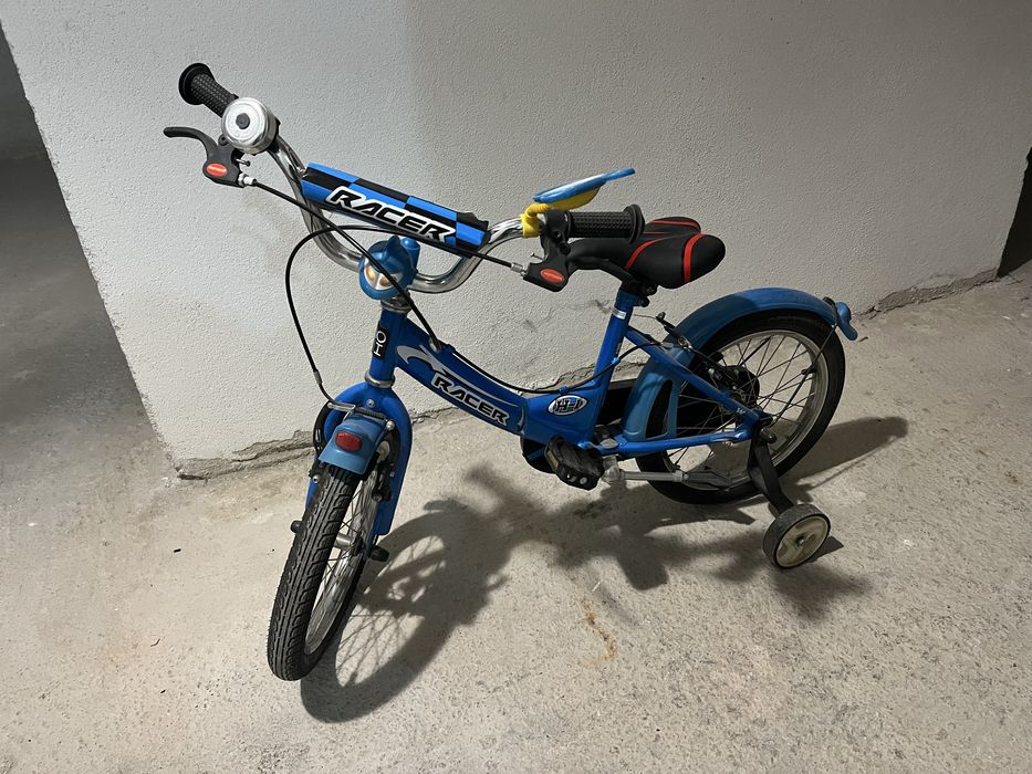 Детски велосипед с метална рамка, Moni, 16" 1682, син, 4+