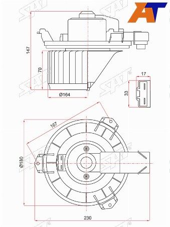 Мотор отопителя салона Toyota 4runner
