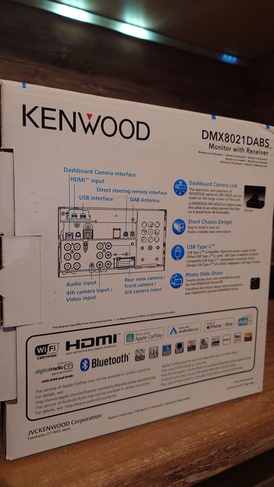 Мултимедия Kenwood DMX8021DABS + rear camera cmos230