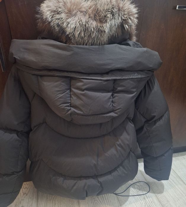 Дамско яке с естествен косъм