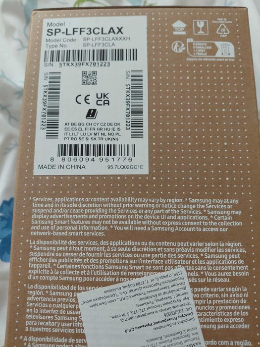 Videoproiector Samsung sp-lff3claxxxh nou sigilat