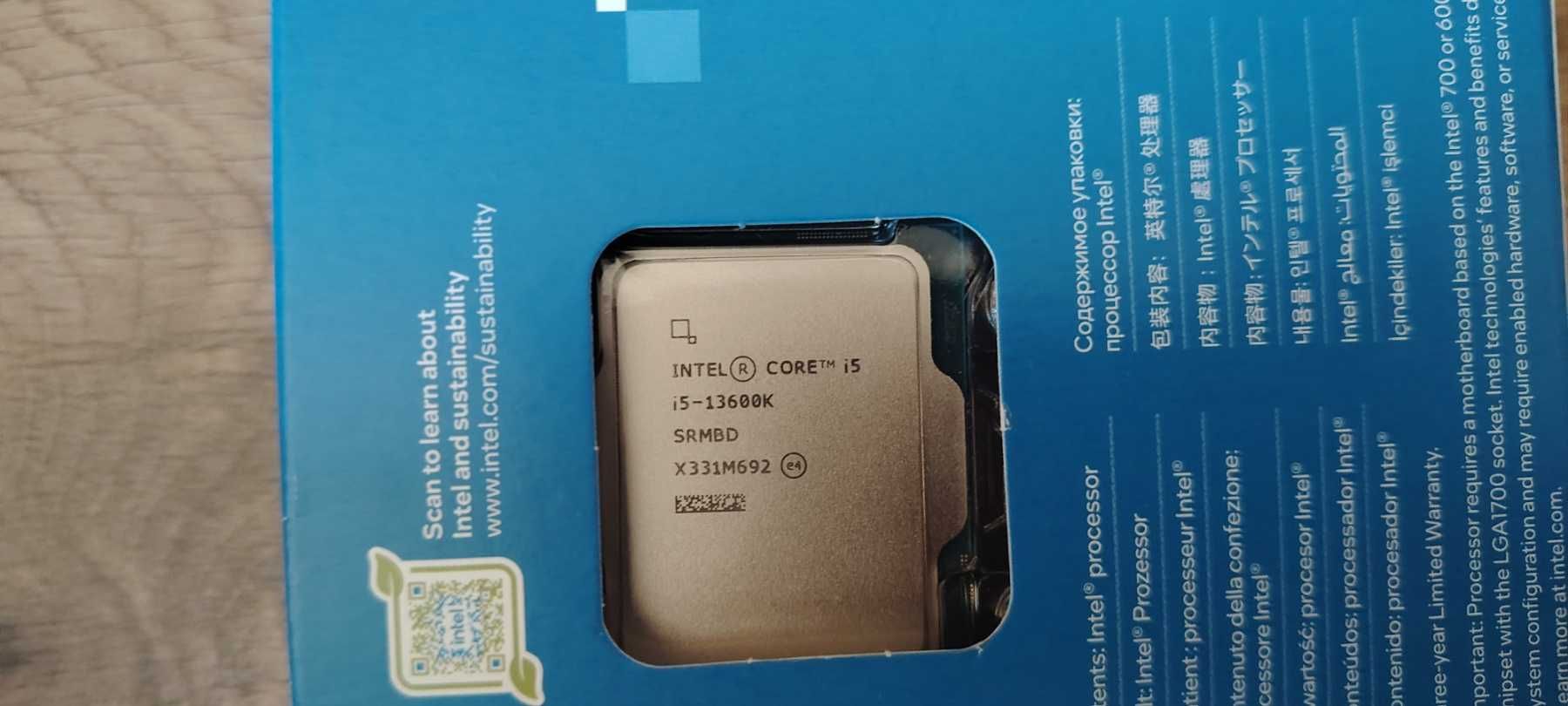 MSI PRO Z790-P WiFi DDR5 + НОВ Intel i5-13600K 14 Cores 5.10 GHz