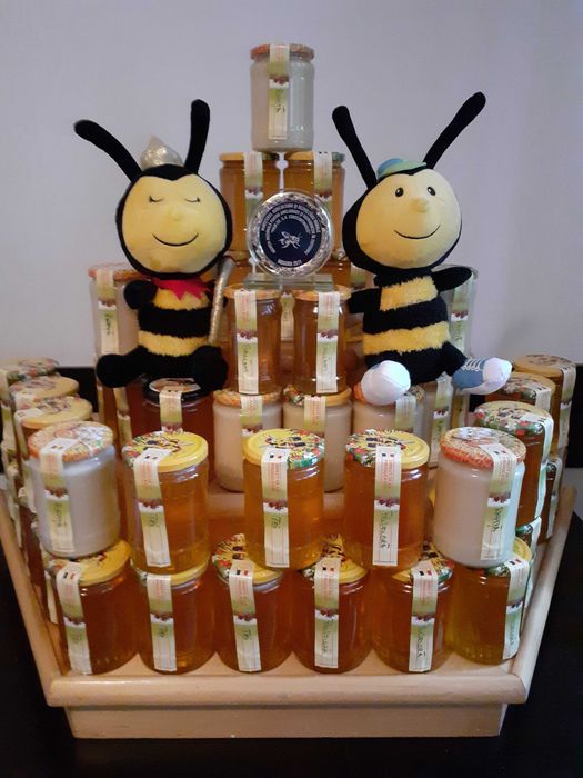 MIERE Bio salcam/ rapita /tei/poliflora/ floarea soarelui ,producator.