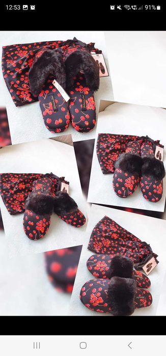 Papuci de casa de la Victoria's Secret, noi, cu eticheta