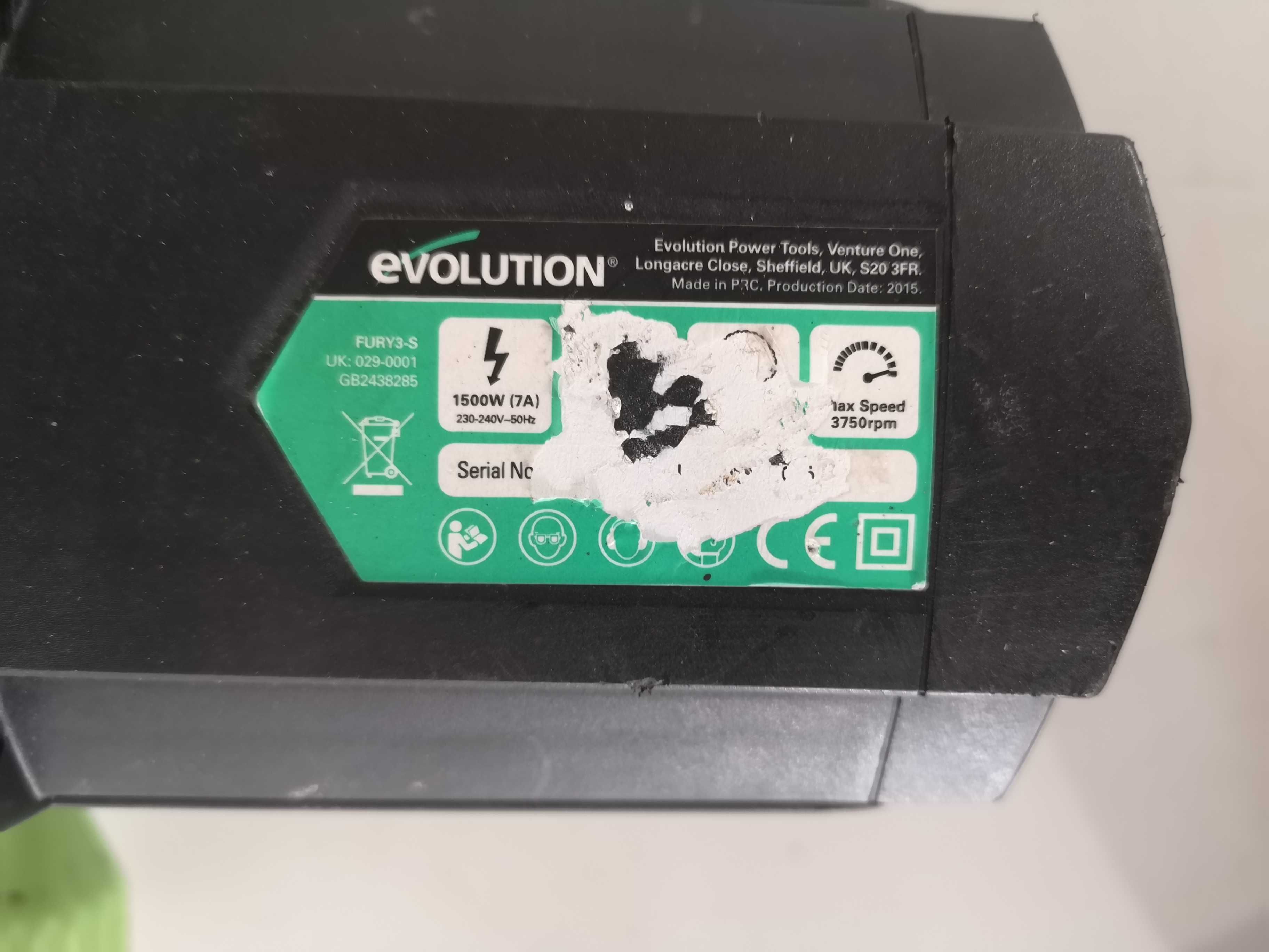 Циркуляр пендула - EVOLUTION 1500W / 210mm