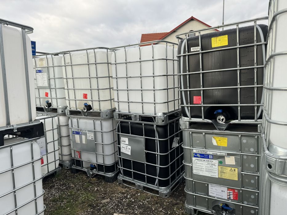 Bazine 1000l - palet aluminiu / plastic sau lemn