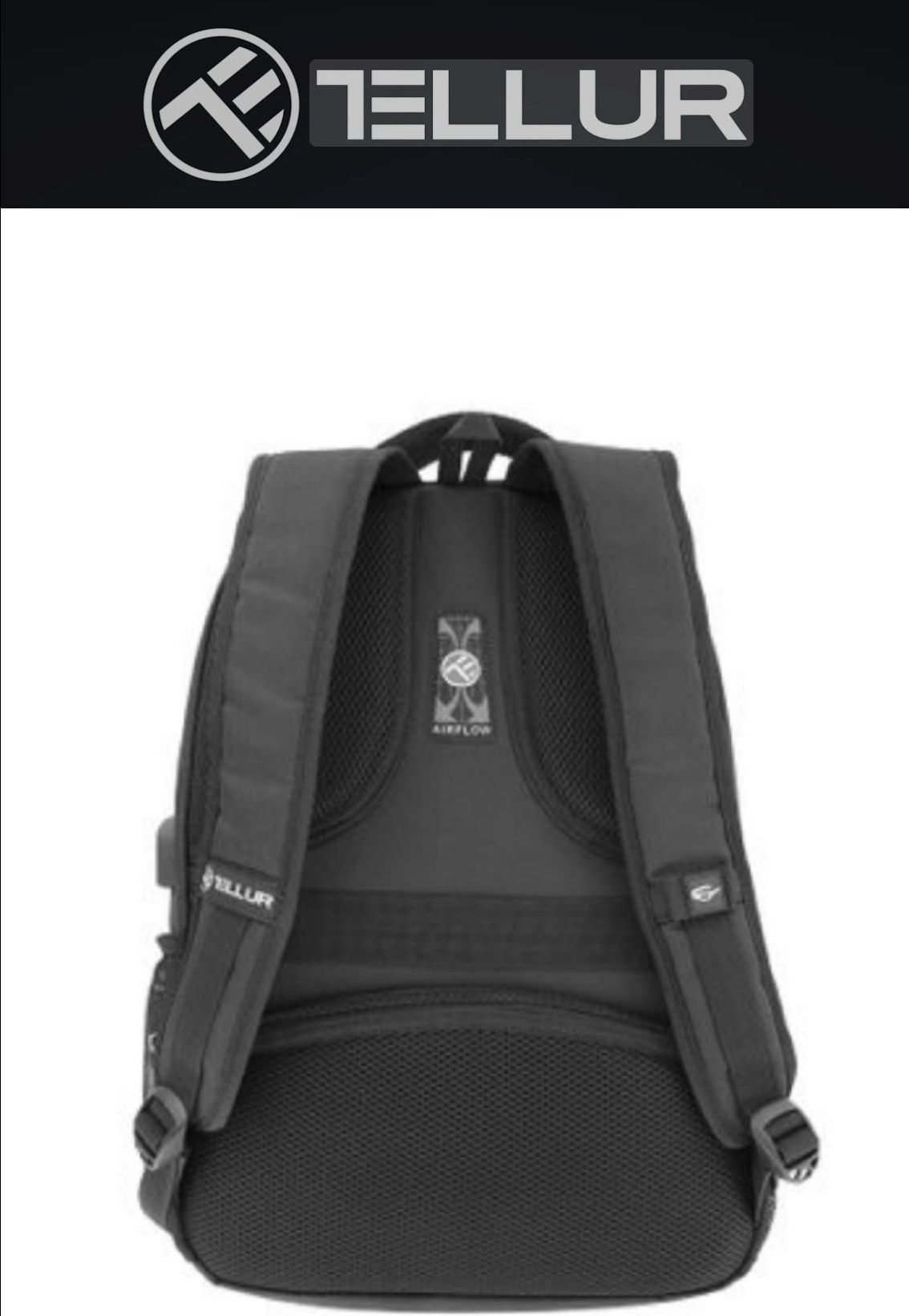 Ghiozdan gen Rucsac Premium TELLUR CAMPINION LAPTOP Blackpack 15,6"NOU