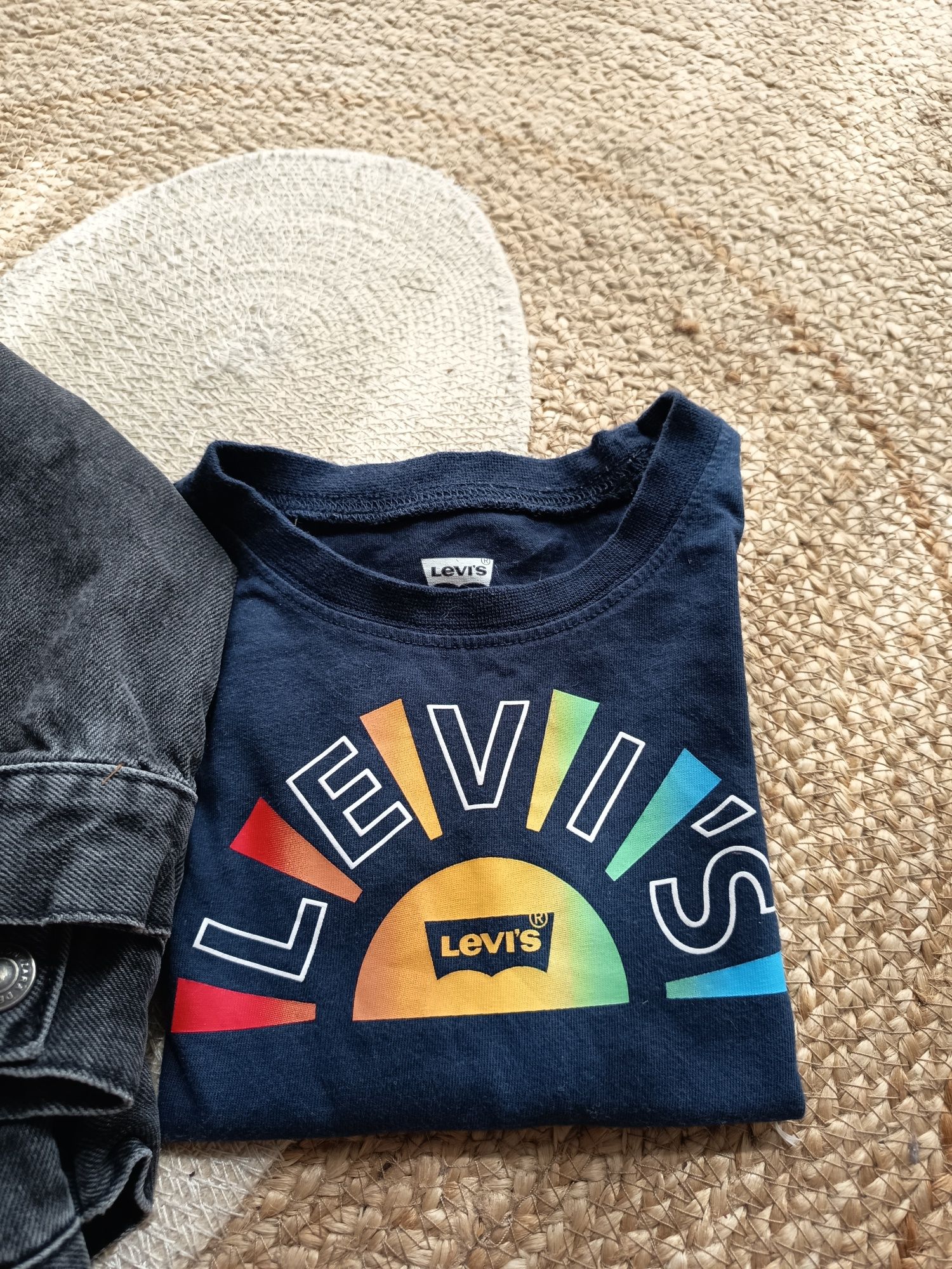 Сет от дънково яке Zara и блуза Levi's, р-р 92 за момче