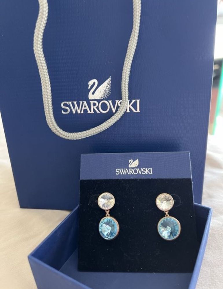 дамски обеци Swarowski/чисто нови