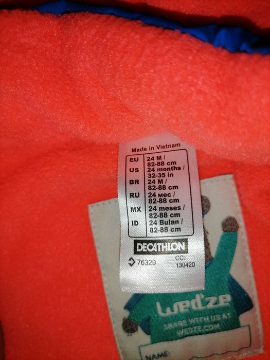 Salopeta băieți decathlon
