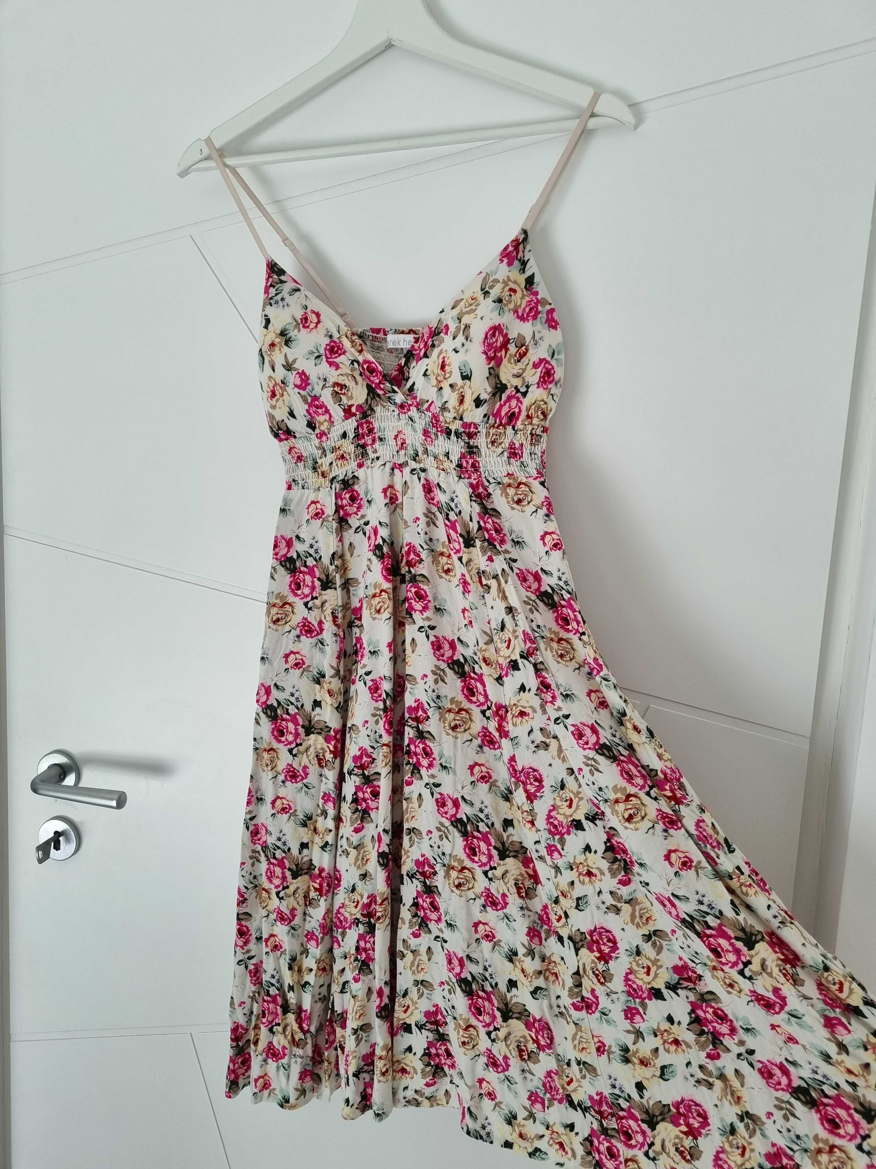 Rochie midi cu imprimeu floral