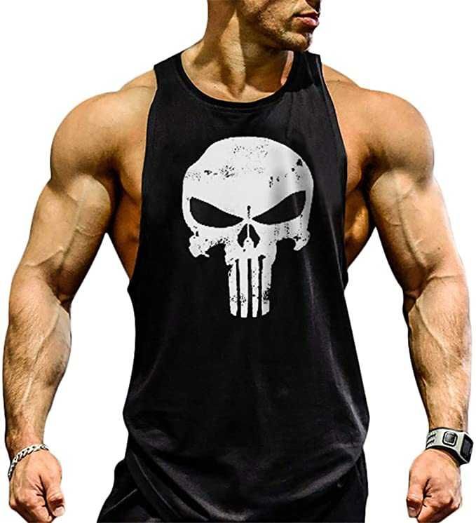 NEW! Мъжки FITNESS потници PUNISHER & JUST DO IT! Или с ТВОЯ идея!