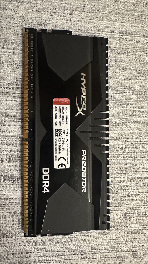 RAM DDR4 2400 Mhz HyperX Predator - 2x 4GB