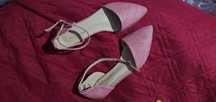 Pantofi decupati roz noi-89 ron