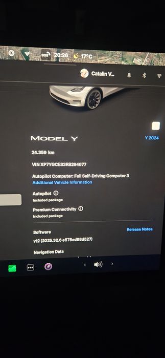 Vand Tesla Model Y SR 2024 24000km