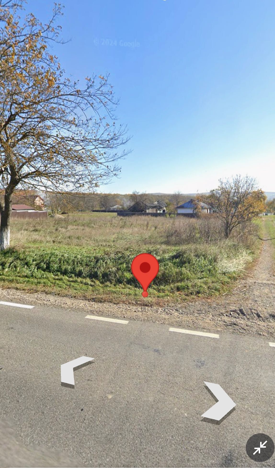 Teren intravilan de 1200m2 în comuna Vârful Câmpului