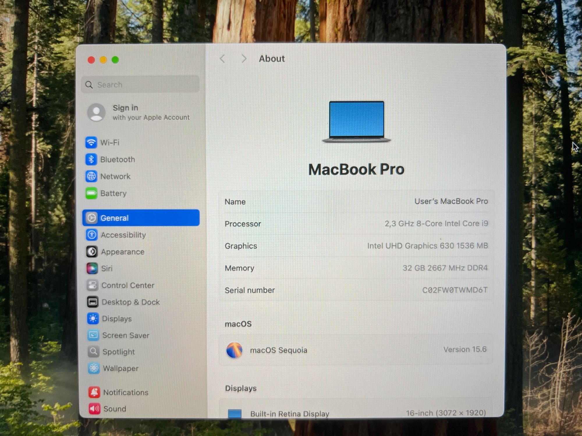 Macbook Pro 16" 2019 Core i9, 32GB, 1TB SSD, Radeon Pro 5500M