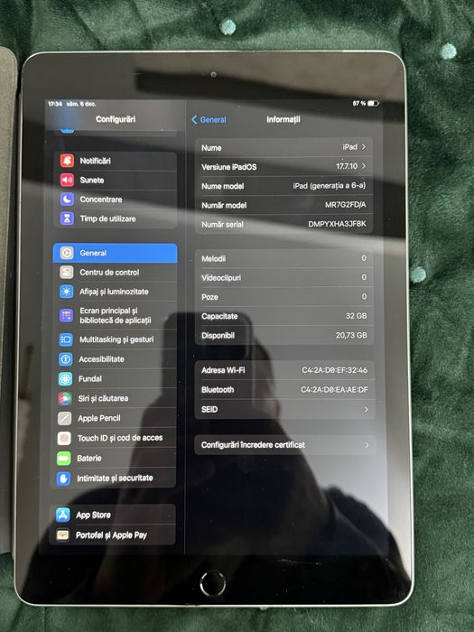 iPad generatia 6, 32 GB