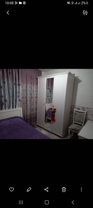 Продам спальный гарнитур шкаф,кровать двух спальная, парта.