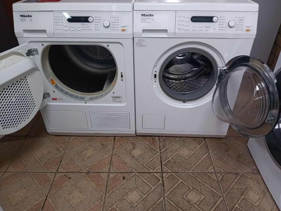 Комплект пералня и сушилня с термопомпа Миеле Miele 2 години гаранция