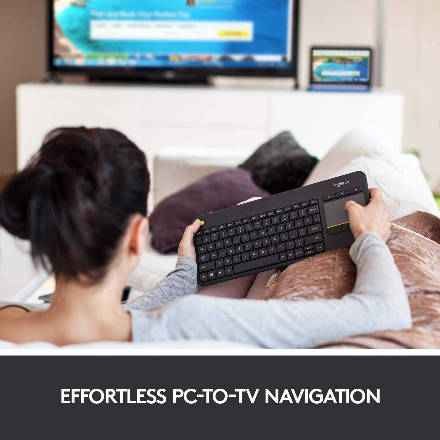 Tastatura NOUA Wireless LOGITECH Touch K400 Plus QWERTY