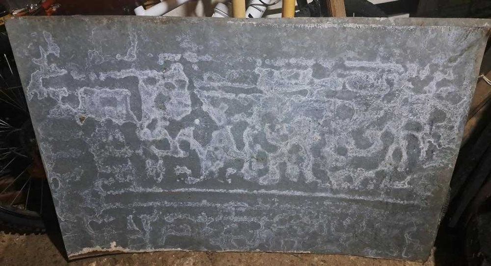 NOUA-Tabla zincata plana 1 m /0, 65 m/ 0,4 mm, cumparata si nefolosita