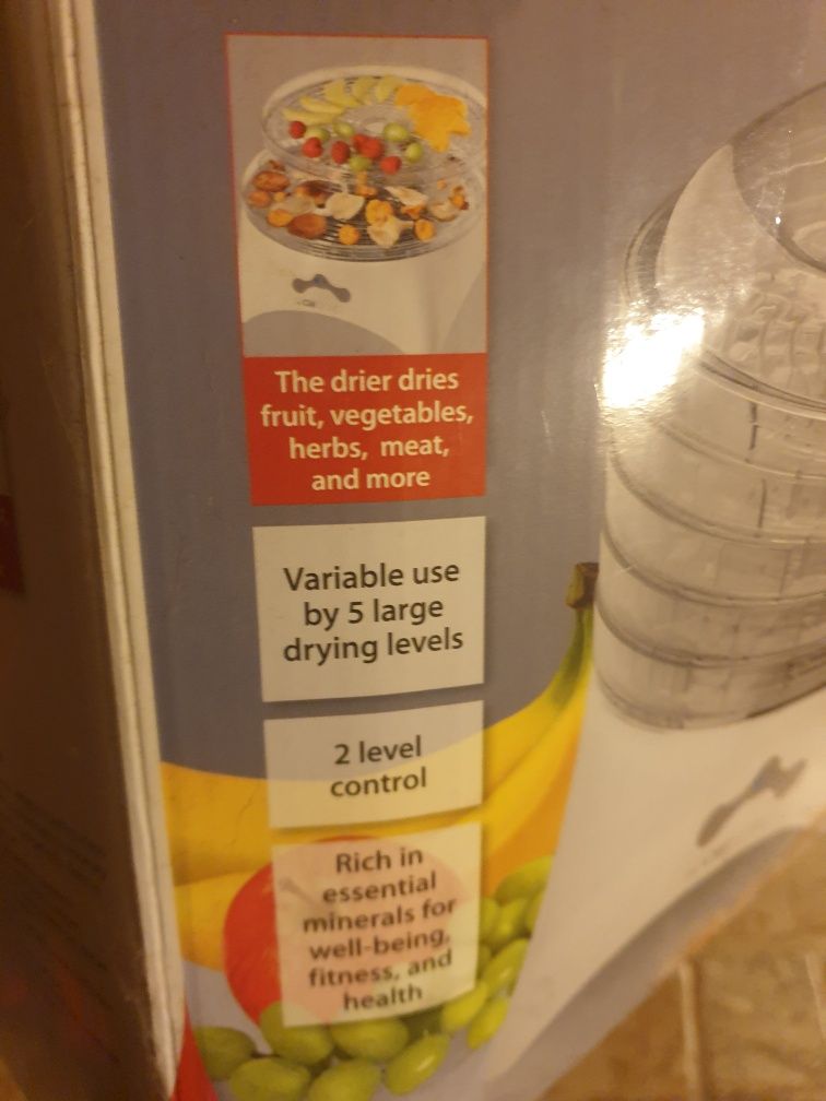 Deshidrator legume fructe 5 nivele