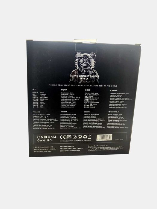 Беспроводная игровая Bluetooth-гарнитура ONIKUMA B60