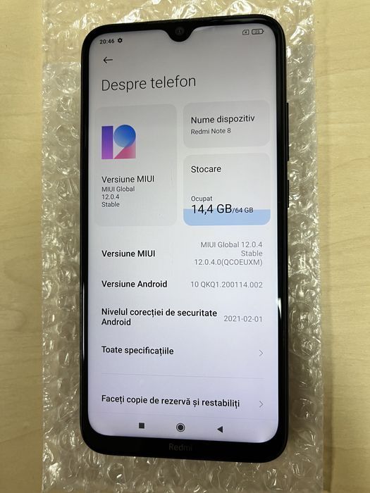 Xiaomi Redmi Note 8 64GB Space Black ID-zke228