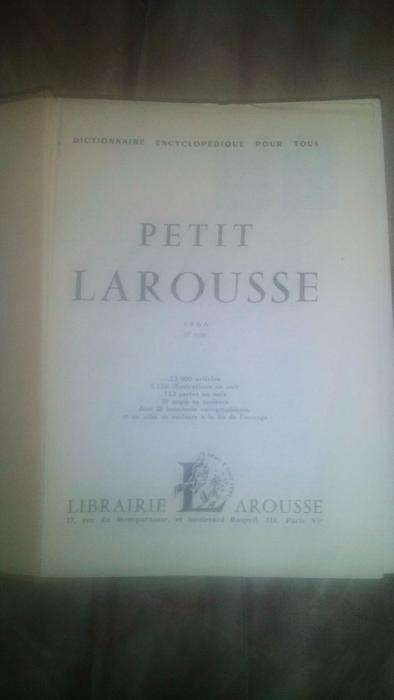 Dictionar Enciclopedic - Petit Larousse 1966 colectie , carte veche