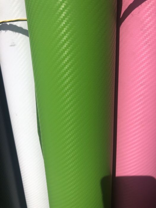 folie auto Carbon 3D negru ,argintiu ,alb , Bleomarin , rosu , gri roz