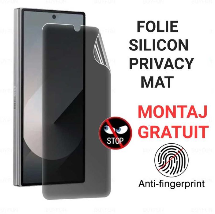 Folie Silicon Privacy Mat Samsung Z Fold 2 3 4 5 6 7