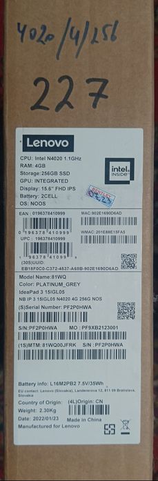 Notebook Lenovo Харош Состояние