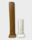 Set 2 coloane lemn Art Deco