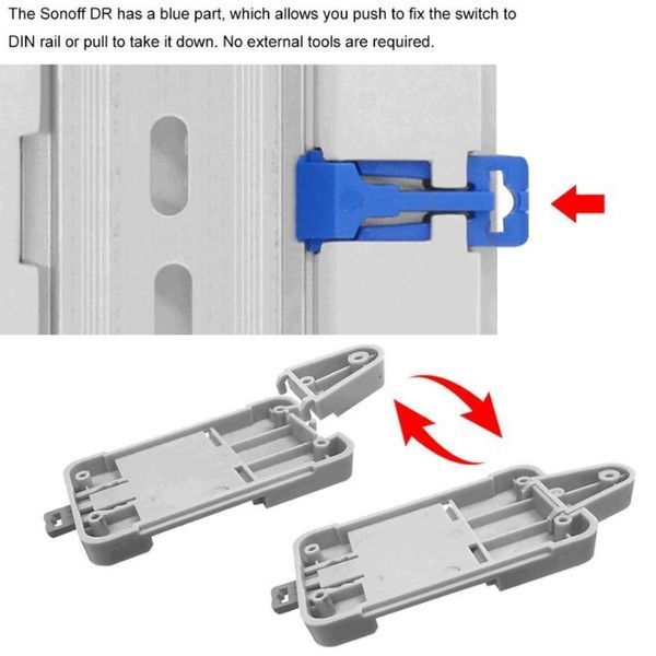 Sonoff DR DIN Tray Rail Case Holder