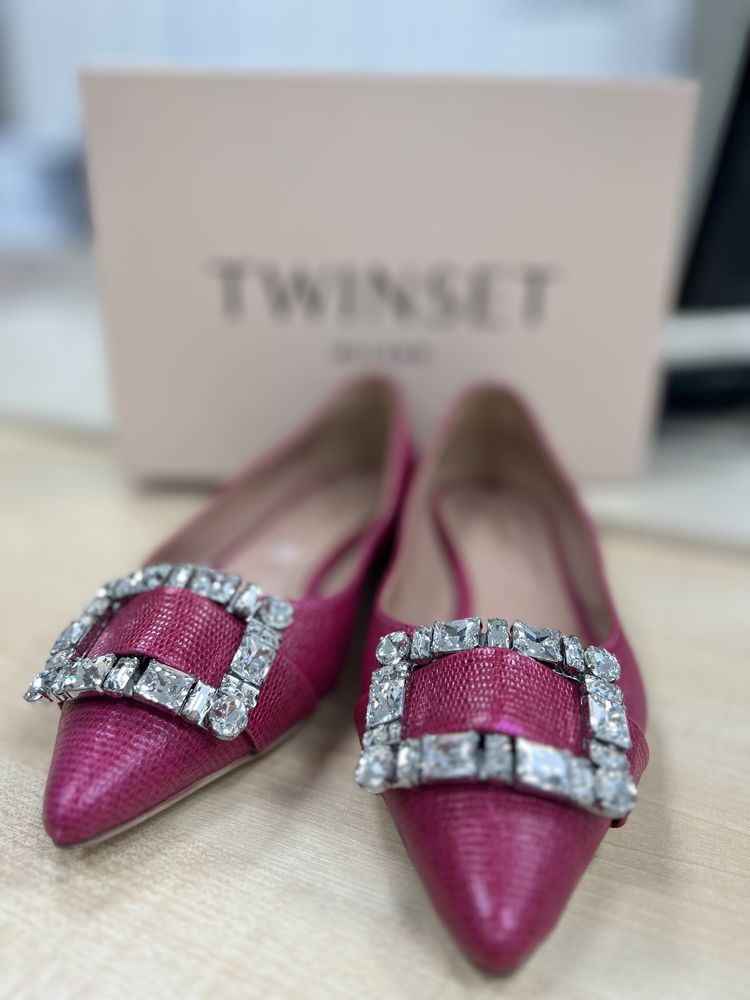 Розови обувки Twinset
