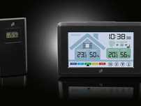 Higrometru cu touchscreen statie meteo INTERIOR-EXTERIOR fara fir NOUA