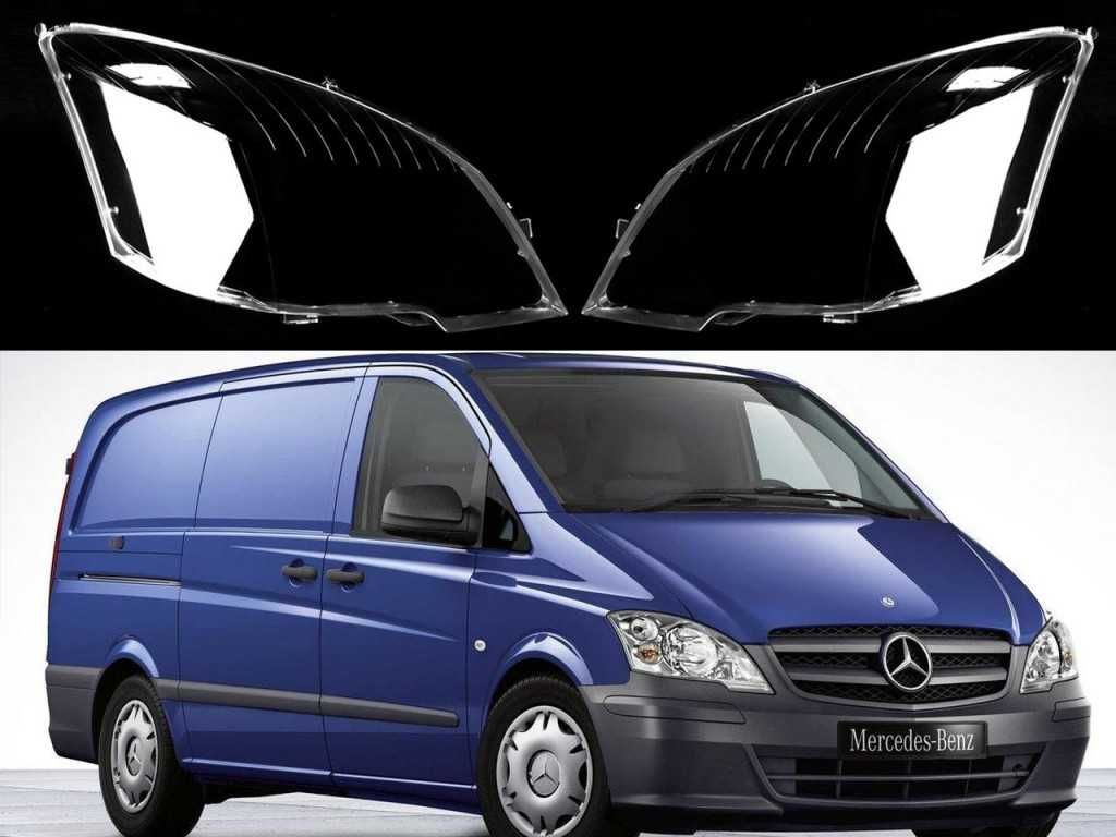 Стъкла за фарове на Mercedes Vito W639 Facelift (2010-2015)  555