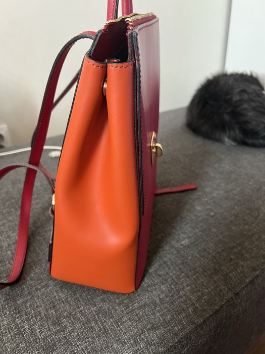 Rucsac piele toaca blu