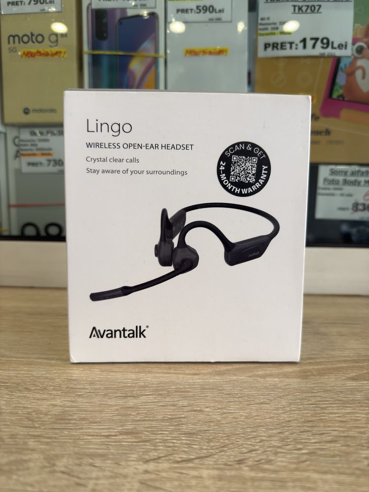 Casti Lingo Avantalk Wireless - NOI - Garantie !!!