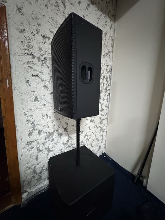 Set Omnitronic PAS-215 MK3 + AZX-118 – 850 W RMS, stare foarte bună