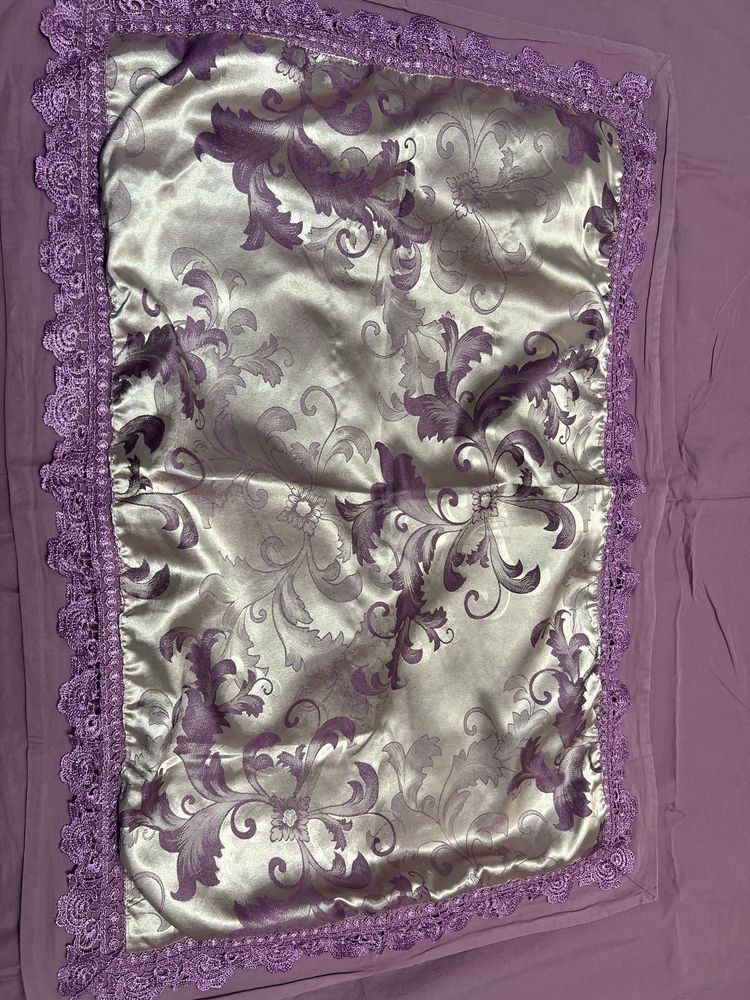 Lenjerie de pat Jacquard de lux mov