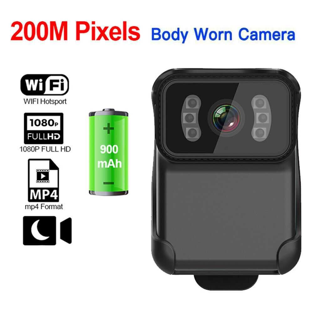 WiFi боди камера 1080P night vision mini bodi kamera body camera