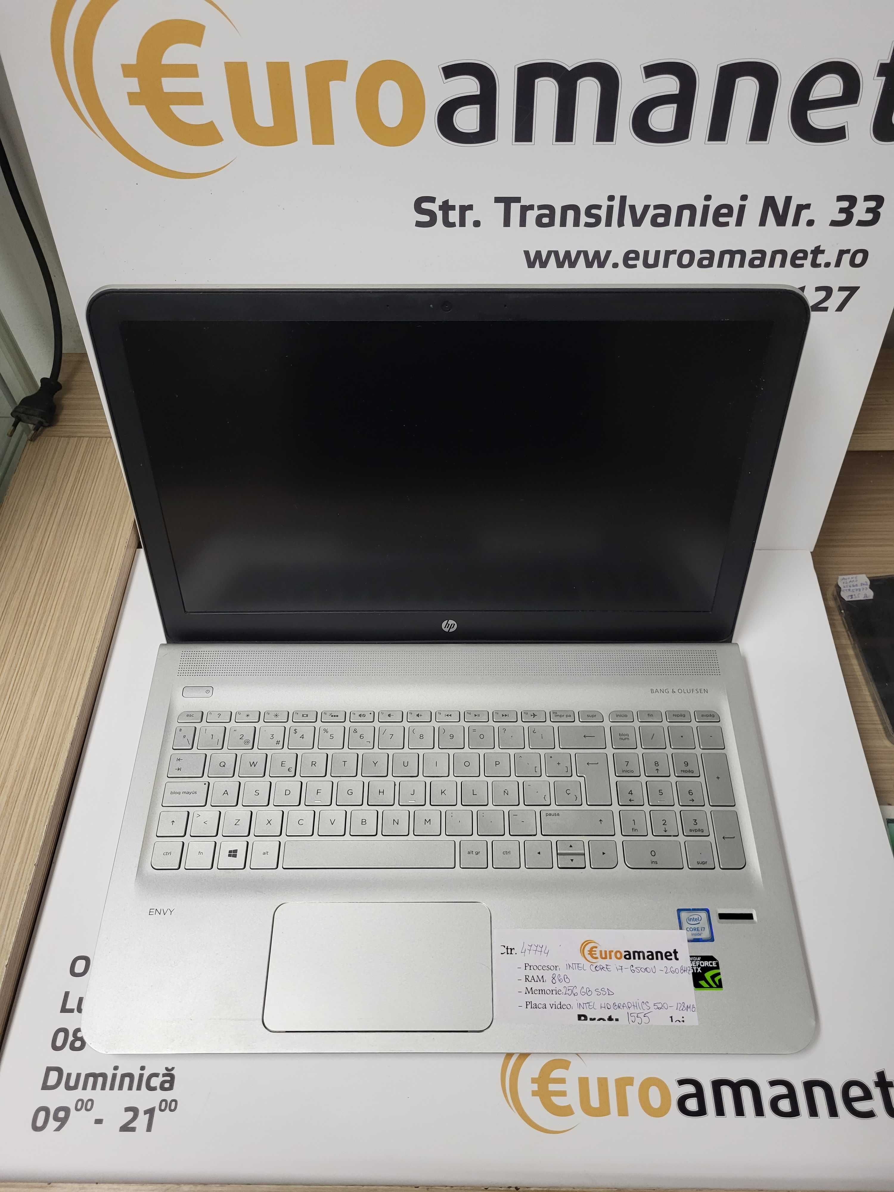 Laptop HP, Intel Core I7-6500U -T-