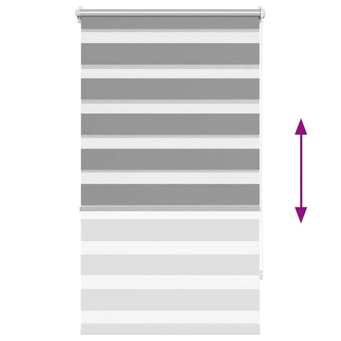 vidaXL
Jaluzea tip zebră, 70 x 120 cm, gri