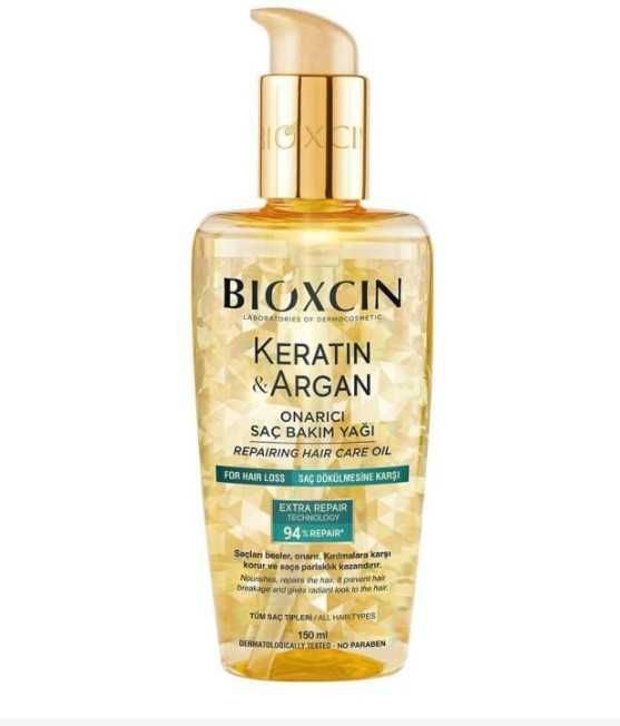 BIOXCIN Keratin & Argan Възстановяващо олио за грижа за косата 150 мл.