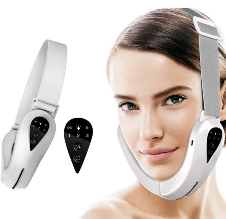 Aparat Lifting Facial 5 in 1, EMS, Masaj Vibratii,  V-Face